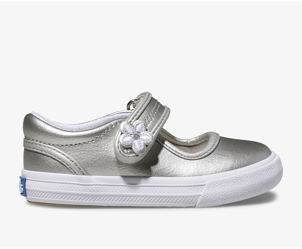 Keds Mexico - Slip Ons Tiendas - Ella Mary Jane Plateados